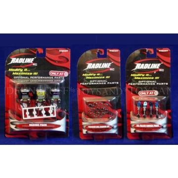 New RADLINE RC Racing Motor 3-Pack + Oil Filled SHOCK + Precision BALL BEARING