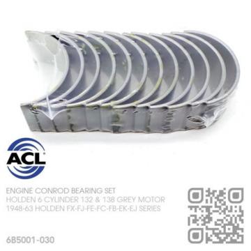 ACL CONROD BEARING SET UNDERSIZE 0.030&#034; 6CYL 132 GREY MOTOR [HOLDEN FX-FJ-FE-FC]