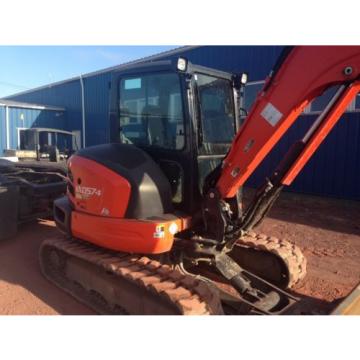 2014 Kubota KX057 Excavator Cab Heat AC Angle Blade ONLY 227HOURS!!