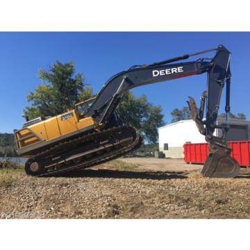 2014 John Deere 210G Track Excavator Full Cab JD Diesel Excavator Hyd Thumb