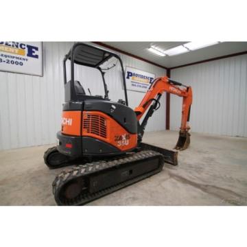 2012 HITACHI ZX35U-3 MINI TRACK EXCAVATOR,IDENTICAL TO JOHN DEERE 35G EXCAVATOR!