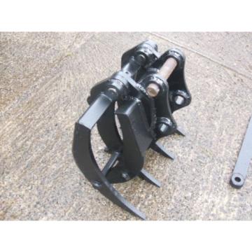 Manual Mechanical Grapple / Grab for Excavator / Digger 6 - 8 Ton