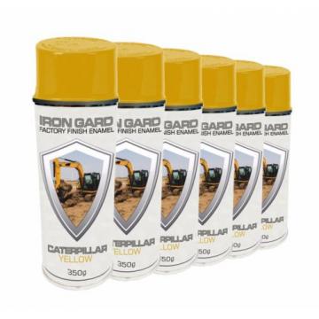 6x IRON GARD Spray Paint CATERPILLAR CAT YELLOW Excavator Dozer Loader Skid