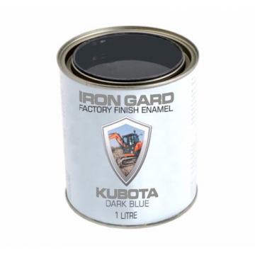 IRON GARD 1L Enamel Paint KUBOTA DARK BLUE Mini Excavator Auger Loader Bucket