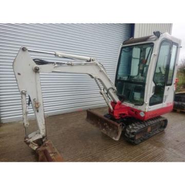 Takeuchi TB016 1.6T Cabbed Mini Digger/Excavator Expanding Tracks (Price + Vat)