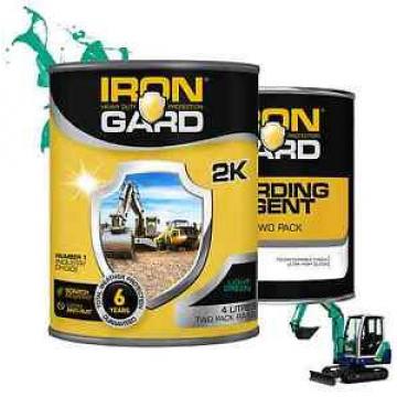 IRON GARD 4L Two Pack Paint IHI LIGHT GREEN Excavator Dozer Auger Bucket Tracks