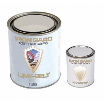 IRON GARD 1L Two Pack Paint LINK BELT WHITE Excavator Loader Bucket Attachment