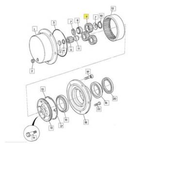 PLANET GEAR - PARTS JCB 3CX 4CX 450/10206