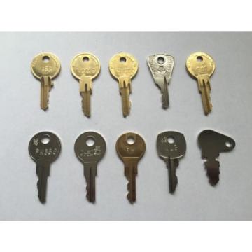 14 Key Aerial Key Set Plant Hire Equipment Keys *FREE POSTAGE*