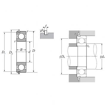 6004NRC3, Single Row Radial Ball Bearing - Open Type w/ Snap Ring