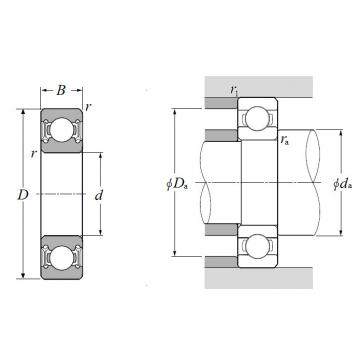 6005LLUA1C3, Single Row Radial Ball Bearing - Double Sealed (Contact Polyacrylic Seal)