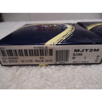 RHP MJT2M Angular Contact Ball Bearing NIB Lot of 2