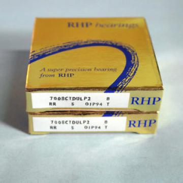 2Stk. RHP 7008CTDULP2 PRECISION BEARING