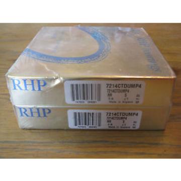 1 Pair 7214CTDUMP4 RHP Super Precision Bearings