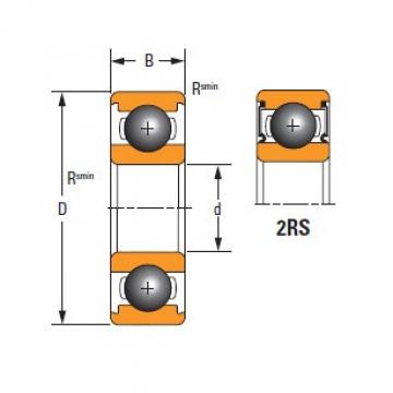 Timken Thin Section61701-2RS