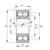 FAG Angular contact ball bearings - 3004-B-2RS-TVH #1 small image