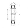 FAG Spindle bearings - B7000-C-2RSD-T-P4S #1 small image