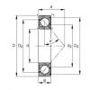FAG Angular contact ball bearings - 7209-B-XL-2RS-TVP #1 small image