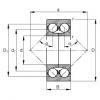 FAG Angular contact ball bearings - 3314-DA