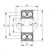 FAG Angular contact ball bearings - 3218