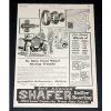 1920 OLD MAGAZINE PRINT AD, SHAFER, MOTOR CAR ROLLER BEARINGS! #5 small image