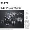 (10) R2A-2Z 1/8&#034;x1/2&#034;x0.172&#034; english inch Bearing Miniature Ball Radial Bearings #1 small image