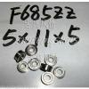 1pc F685ZZ 5x11x5 Flanged 5*11*5 mm F685Z Miniature Ball Radial Bearing F685 ZZ #1 small image