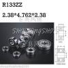 1pcs R133 ZZ 3/32&#034;x 3/16&#034;x 3/32&#034; inch Miniature Ball Radial Ball Bearings R133ZZ #1 small image
