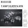 10pcs R1010 ZZ 7.938*15.875*4.978 mm Miniature Ball Radial Ball Bearings R1010ZZ #1 small image