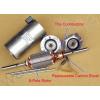 1PCS 2800rpm Large Torque Dual Ball Bearing Replaceable Carbon Brush DC12V Motor