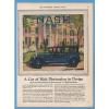 1927 Nash Sedan Vintage Motor Car 7 Bearing Deluxe Light Six 1920s Art Ad #1 small image