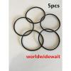 5Pcs Mechanical Black Rubber O Ring Oil Seal Gaskets 150mm x 2.4mm #1 small image