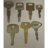 Excavator keys jbc tractors Hitachi Cat locus volvo mowers digger key set 7 keys