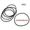 5Pcs 185mm Outside Dia 3.1mm Thickness Filter Rubber O Ring Oil Seal Black #1 small image