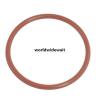 115mm Outside Dia 4mm Thickness Red Silicon Oil Filter Seal Gaskets 2Pcs #1 small image
