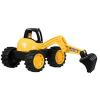 Durable Excavator Toy Fun To Play Black And Yellow Excavation Car Removable Arm #2 small image