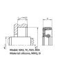 (pack) Rotary shaft oil seal 20 x 30 x (height, model) #5 small image