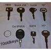 Excavator, Plant, Digger &amp; Tractor Key Set - 7 Keys - Replacement Keys - Spare #1 small image