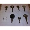 Excavator, Plant, Digger &amp; Tractor Key Set - 7 Keys - Replacement Keys - Spare #3 small image