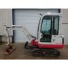 Takeuchi TB016 1.6T Cabbed Mini Digger/Excavator Expanding Tracks (Price + Vat)