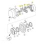 PARTS JCB 3CX 4CX -- SET GEAR HUB (no. 450/10206 450/10205 454/07403 907/50200) #2 small image