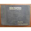ORIGINAL NCK RAPIER 605 &amp; ATLAS EXCAVATOR PARTS CATALOGUE WORKSHOP MANUAL #1 small image