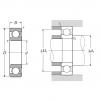 6005LU, Single Row Radial Ball Bearing - Single Sealed (Contact Rubber Seal)