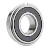 6009LLBNRC3, Single Row Radial Ball Bearing - Double Sealed (Non-Contact Rubber Seal) w/ Snap Ring