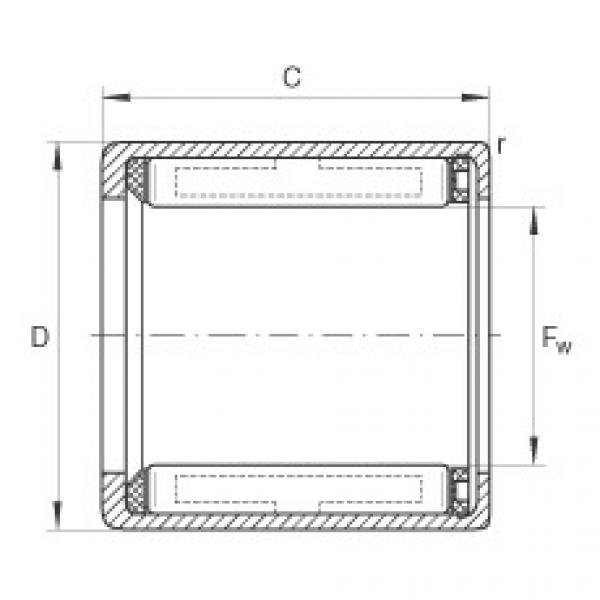 FAG Drawn cup roller clutches - HF0306-KF #1 image