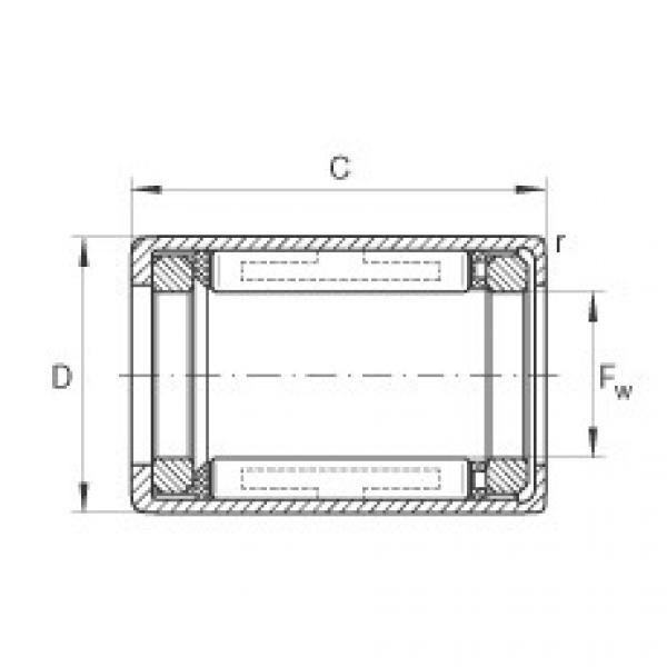 FAG Drawn cup roller clutches - HFL0308-KF #1 image