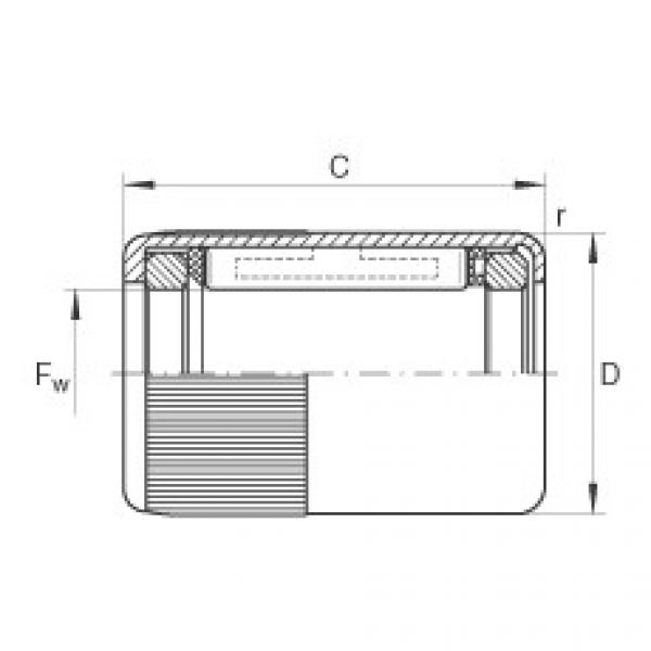 FAG Drawn cup roller clutches - HFL0615-R #1 image