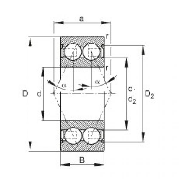 FAG Angular contact ball bearings - 3201-B-2Z-TVH #1 image