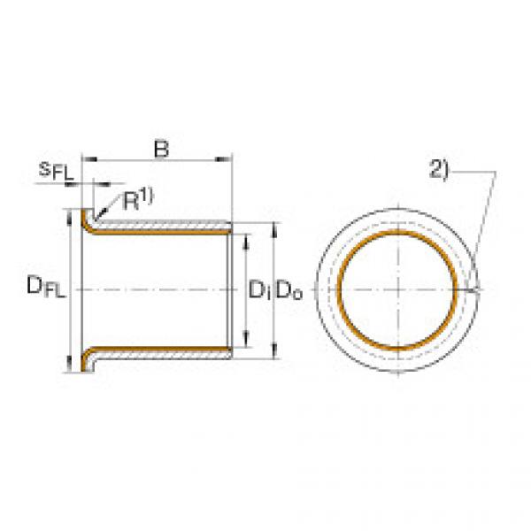 FAG Flanged bushes - EGF06080-E40-B #1 image