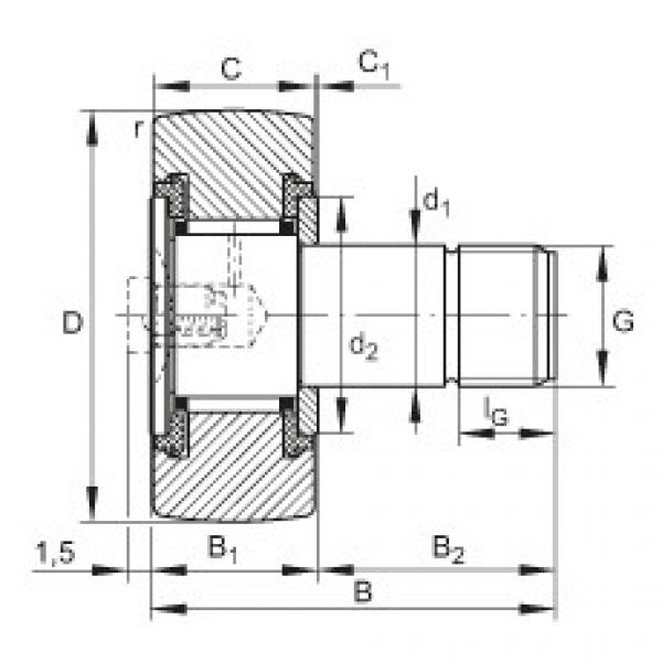 FAG Stud type track rollers - KR16-PP #1 image